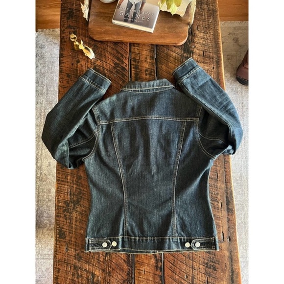 New York & Co denim jean jacket size medium - Picture 9 of 13